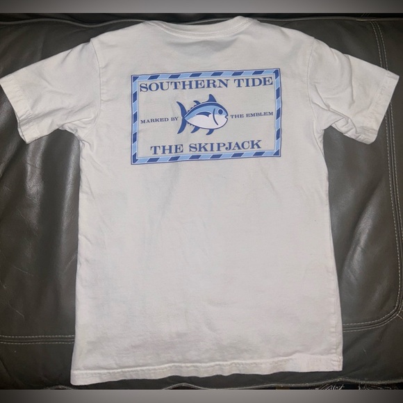 Kids Southern Tide Original SkipJack Short Sleeve T-Shirt • Youth Small (6-7) - Picture 8 of 9